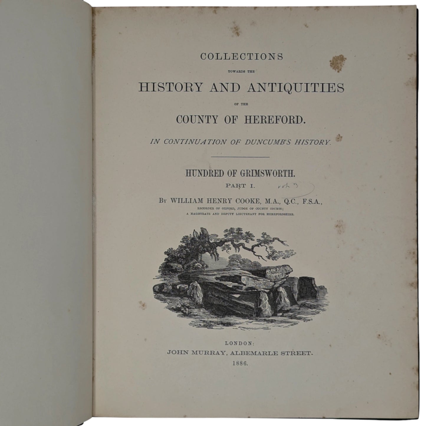 Collections Towards the History and Antiquities of the County of Hereford