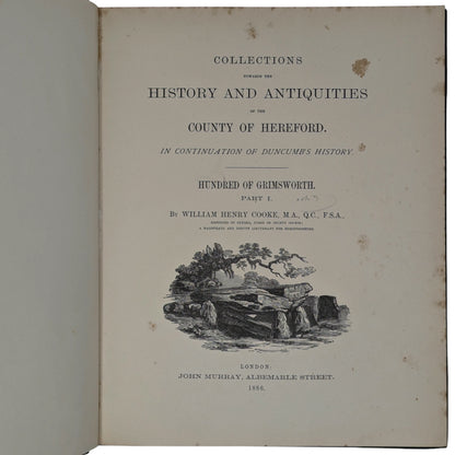 Collections Towards the History and Antiquities of the County of Hereford