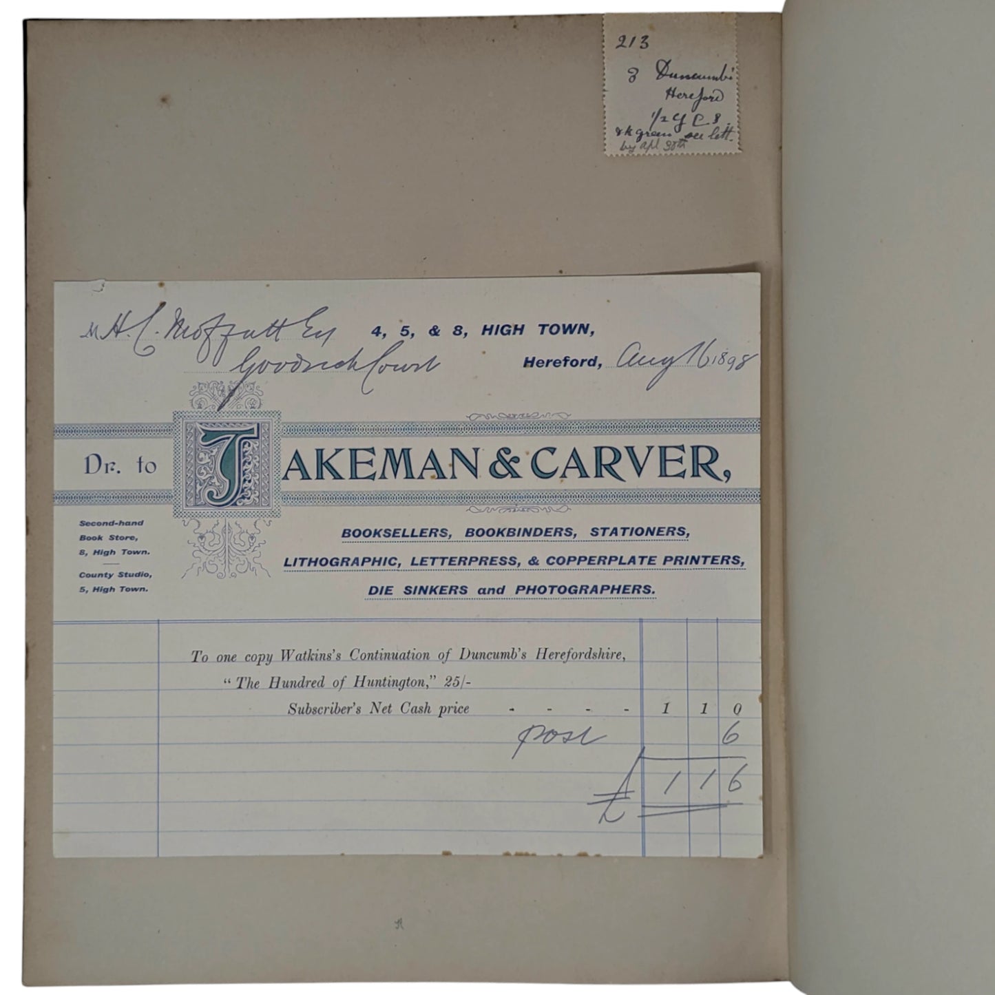 Collections Towards the History and Antiquities of the County of Hereford