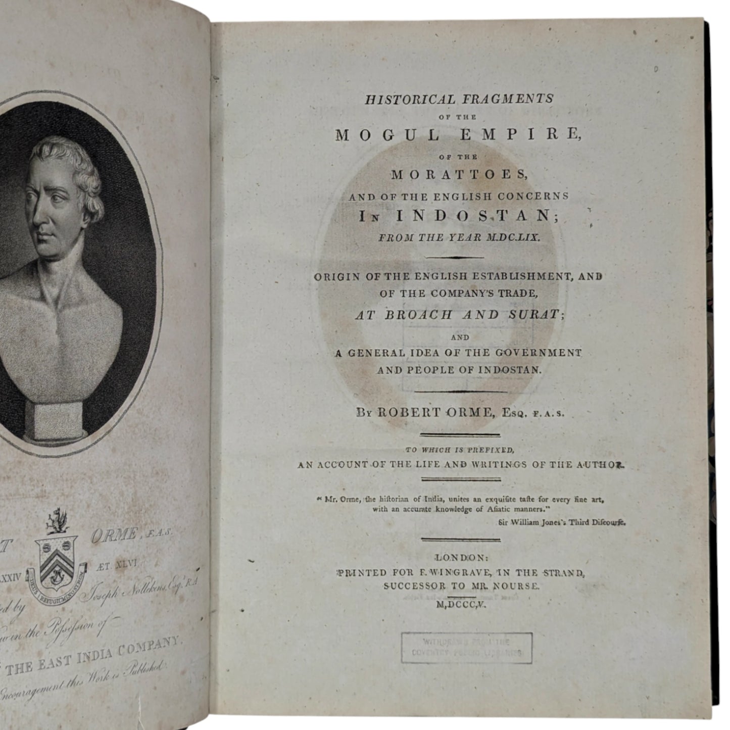 Historical fragments of the Mogul Empire