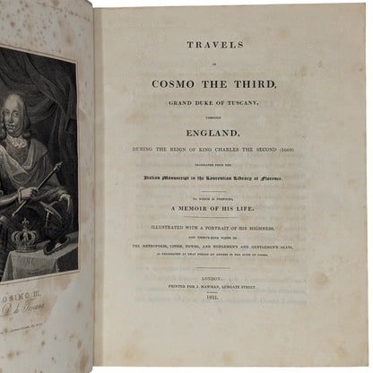 Travels of Cosmo The Third, Grand Duke of Tuscany, through England...