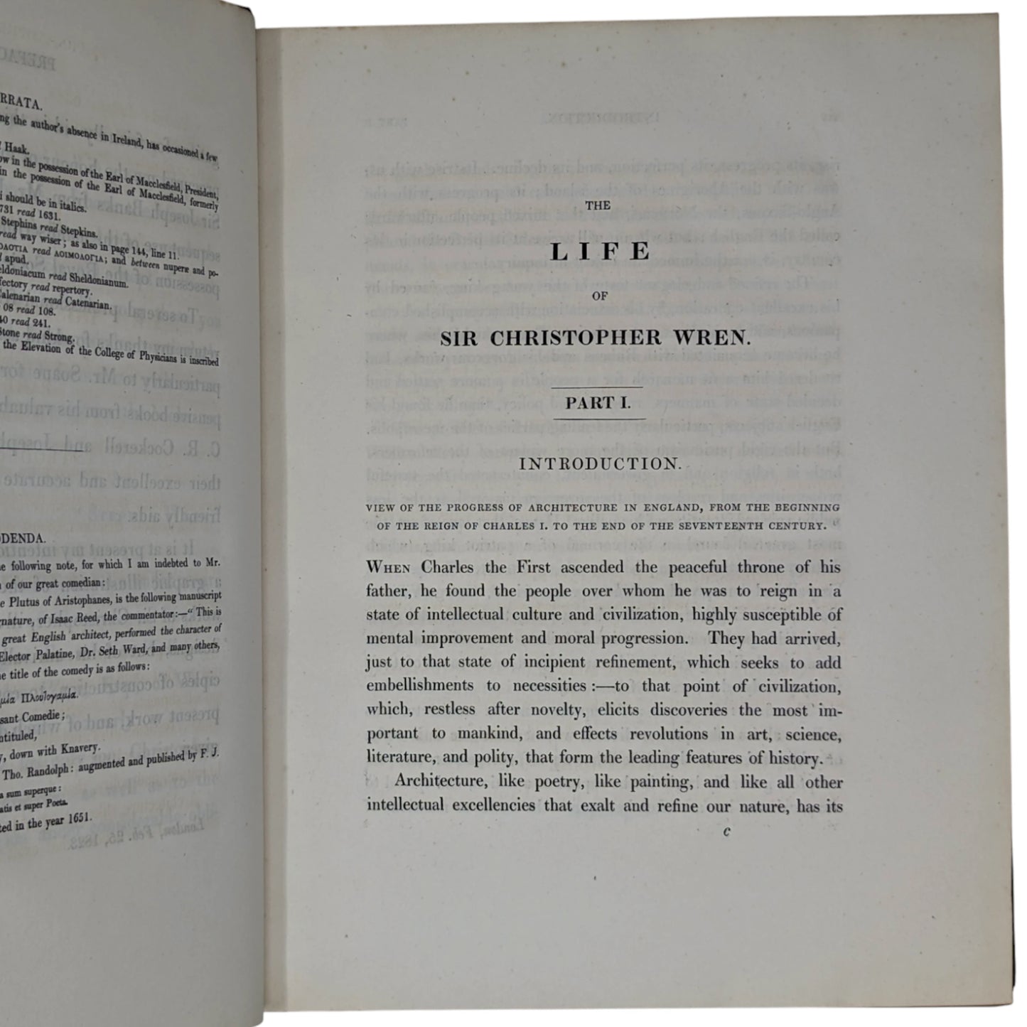 Memoirs of the Life and Works of Sir Christopher Wren