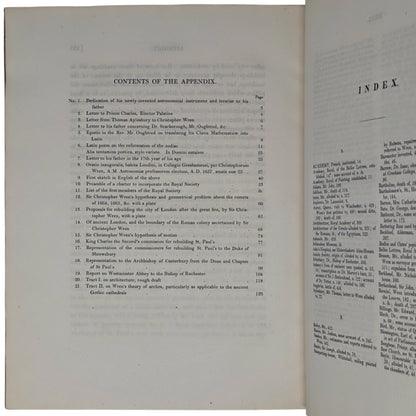 Memoirs of the Life and Works of Sir Christopher Wren
