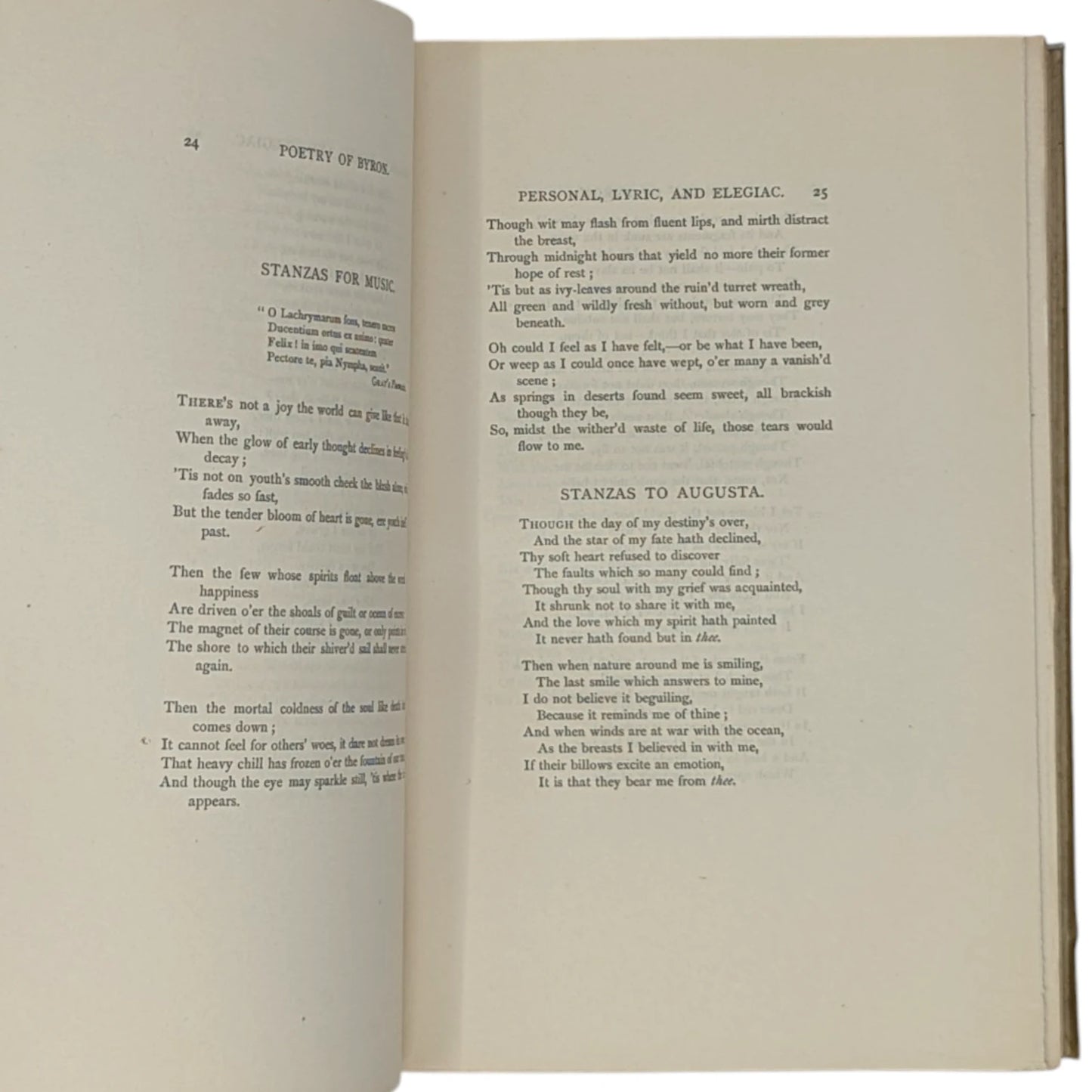 Poetry of Byron