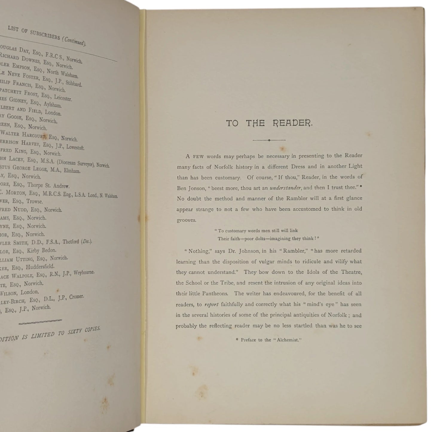 Peeps at the Past; or, Rambles Among Norfolk Antiquities