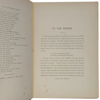 Peeps at the Past; or, Rambles Among Norfolk Antiquities