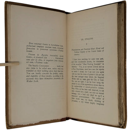 Dr. Stiggins: His Views and Principles. A Series of Interviews by Arthur Machen