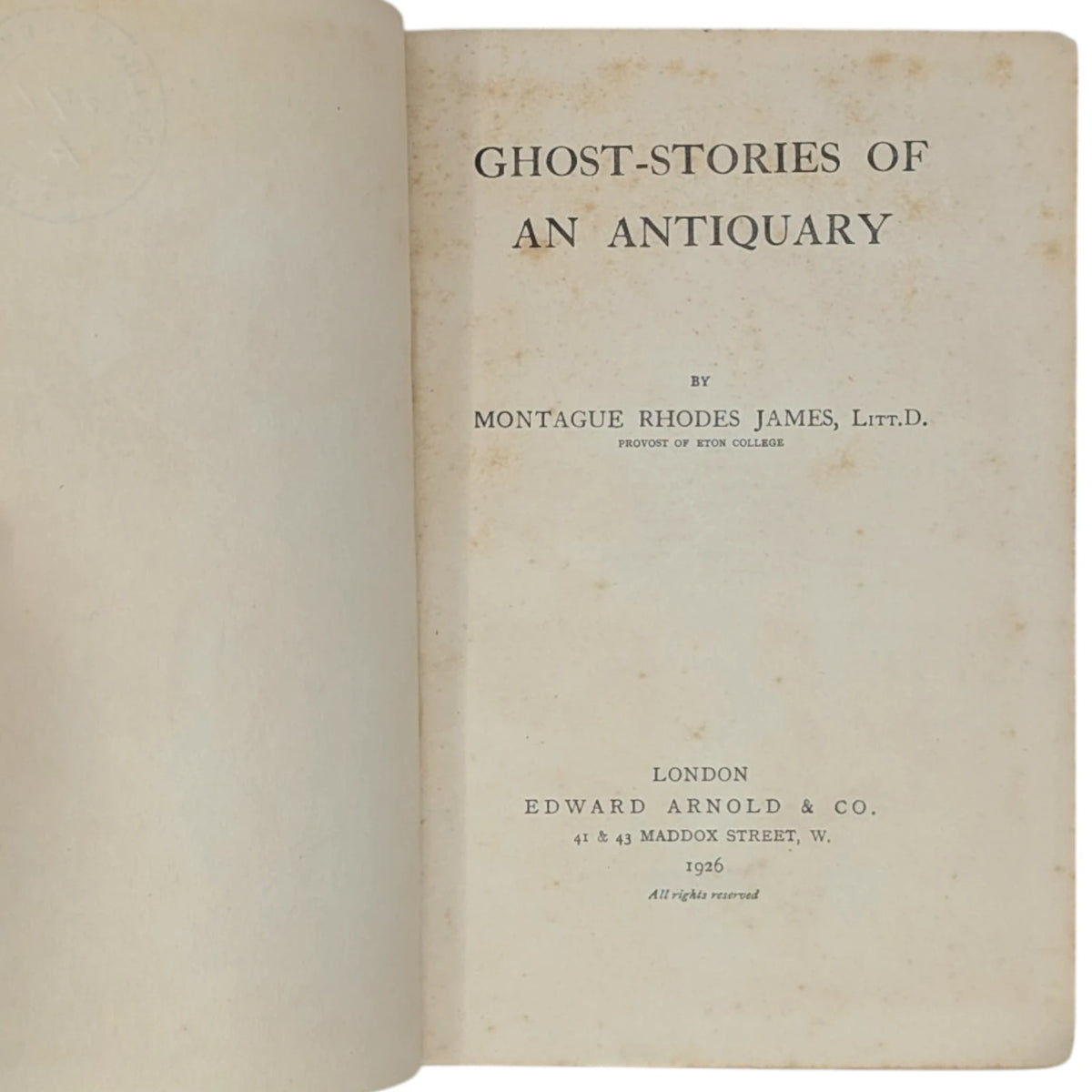 Ghost Stories of an Antiquary