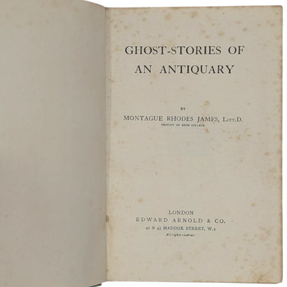 Ghost Stories of an Antiquary