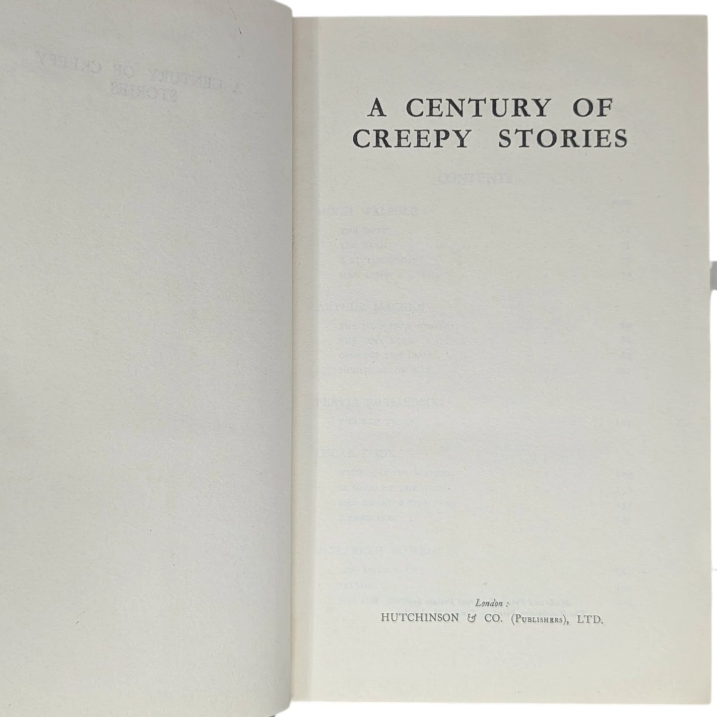 A Century of Creepy Stories