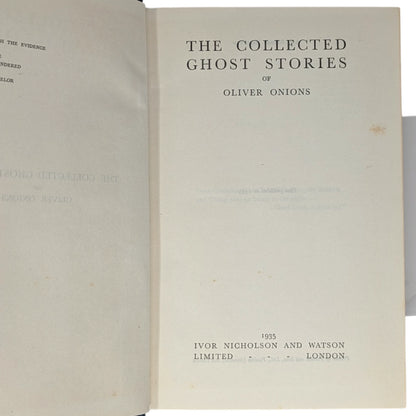 The Collected Stories of Oliver Onions
