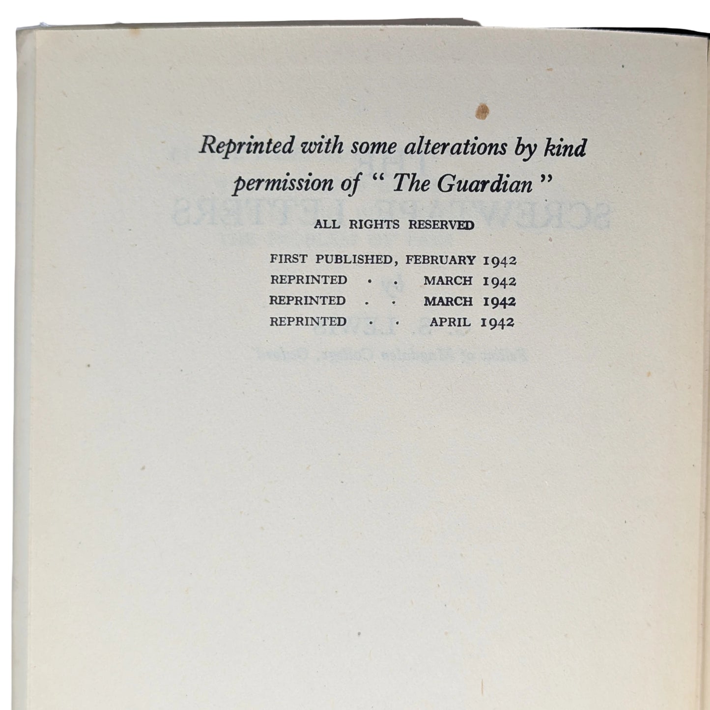 The Screwtape Letters