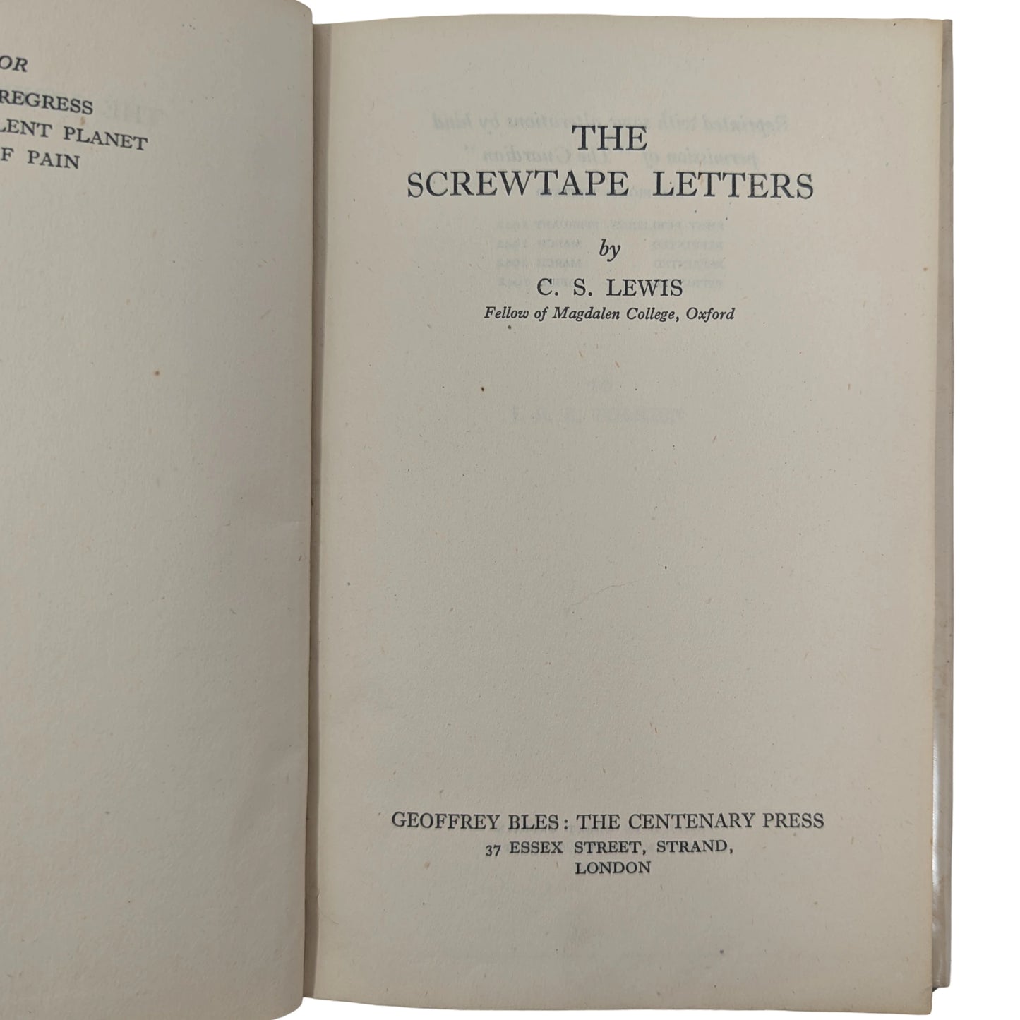 The Screwtape Letters