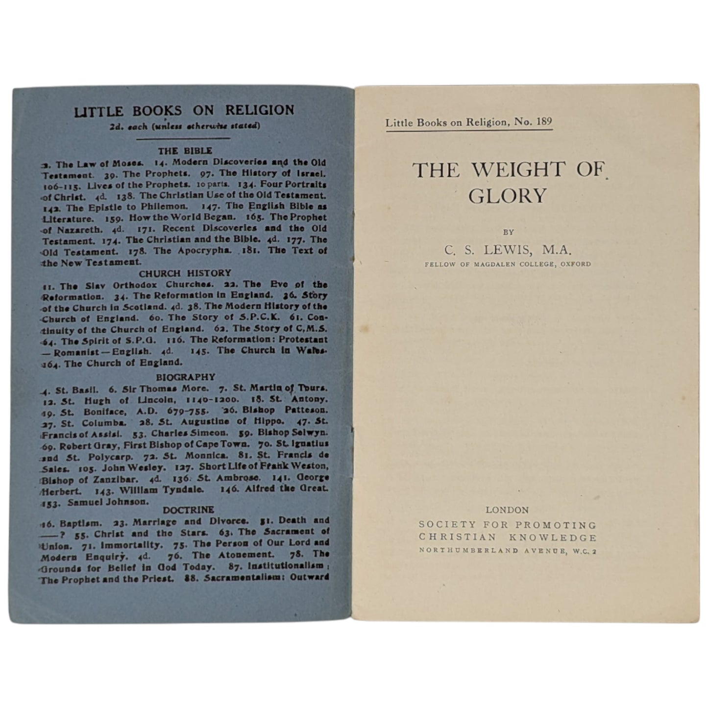 The Weight of Glory [Two Rare Variants]