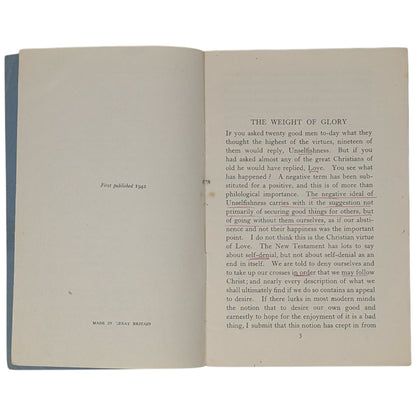 The Weight of Glory [Two Rare Variants]