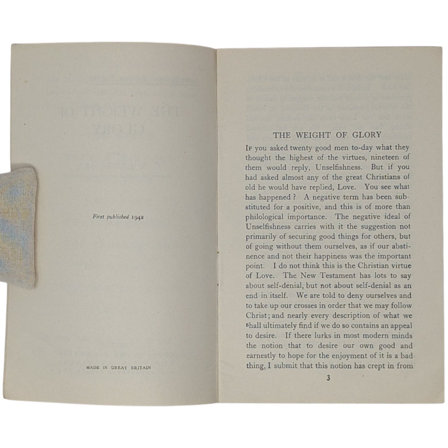 The Weight of Glory [Two Rare Variants]