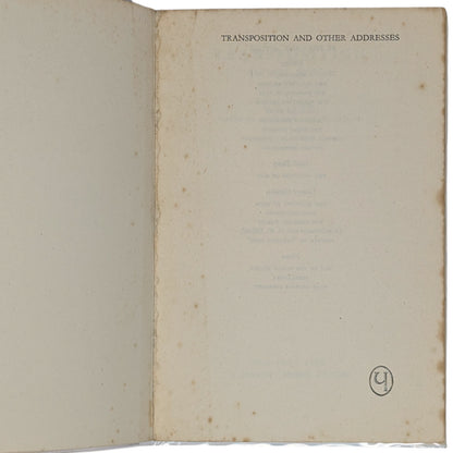 Transposition and Other Addresses