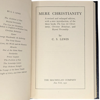 Mere Christianity [First US Edition]