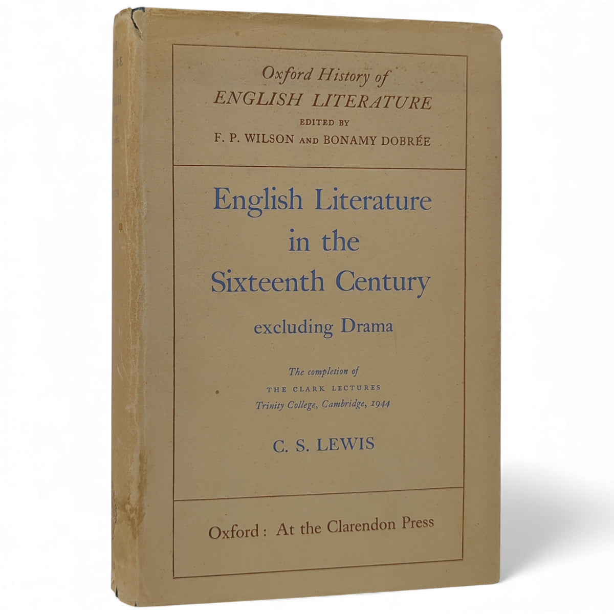English Literature in the Sixteenth Century, C. S. Lewis, First