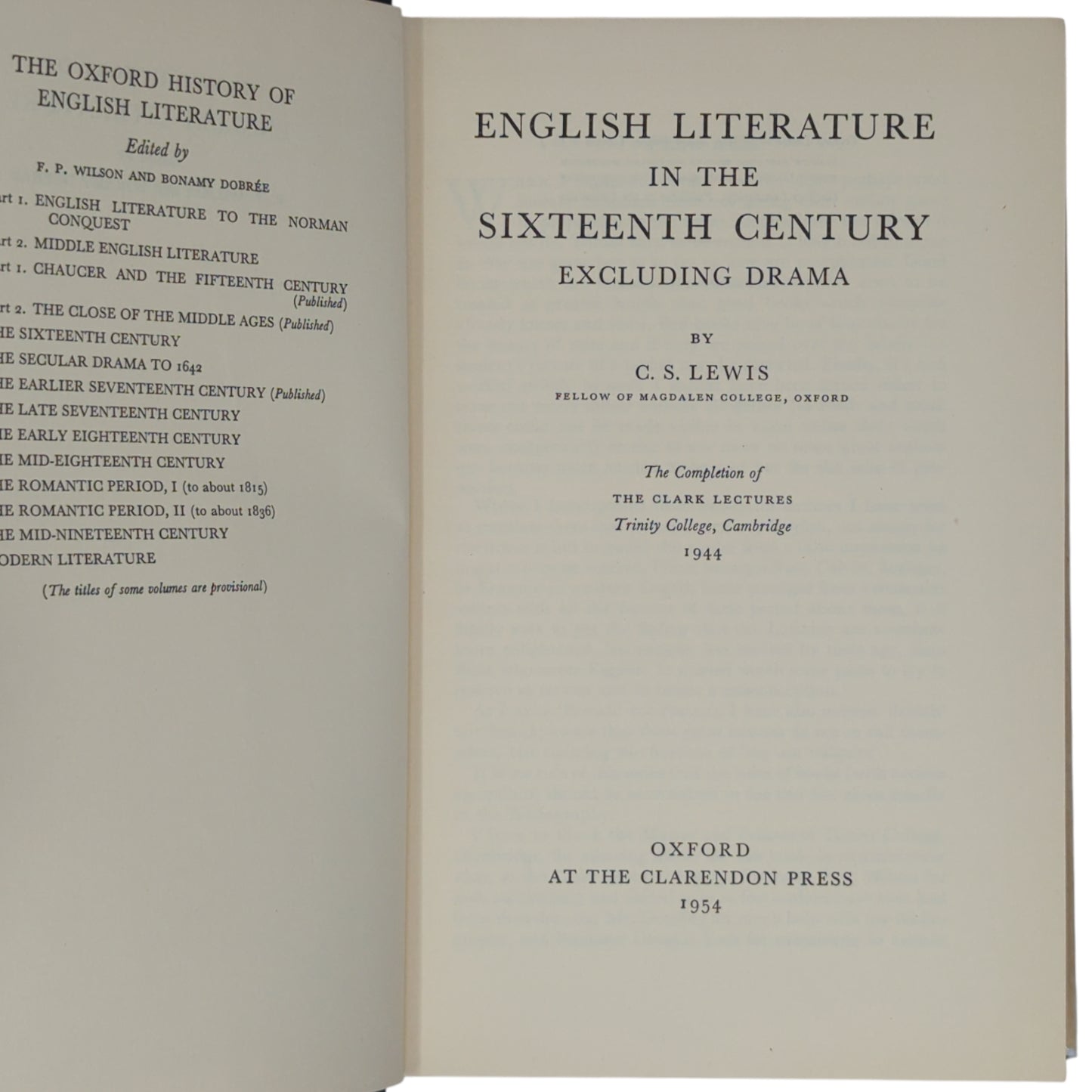 English Literature in the Sixteenth Century Excluding Drama