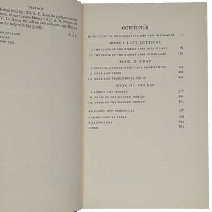 English Literature in the Sixteenth Century Excluding Drama