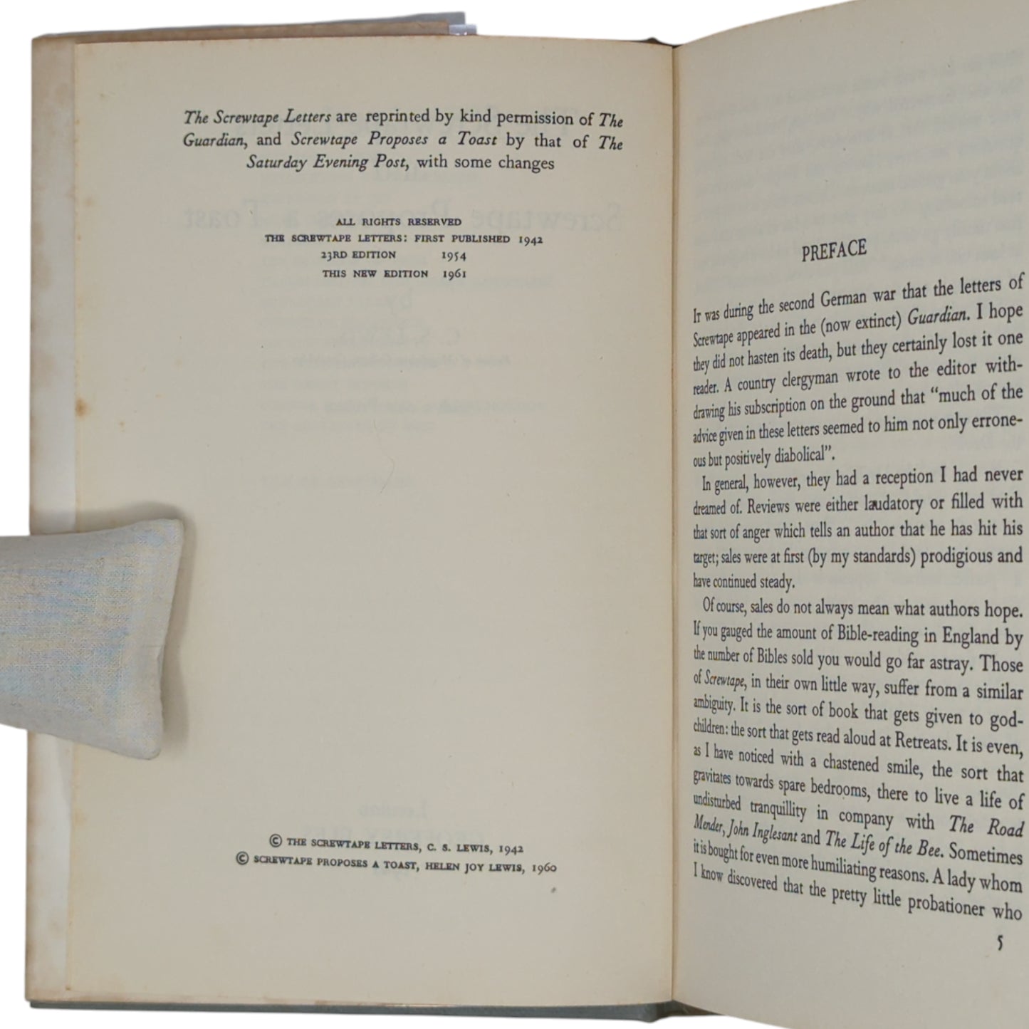 The Screwtape Letters and Screwtape Proposes a Toast