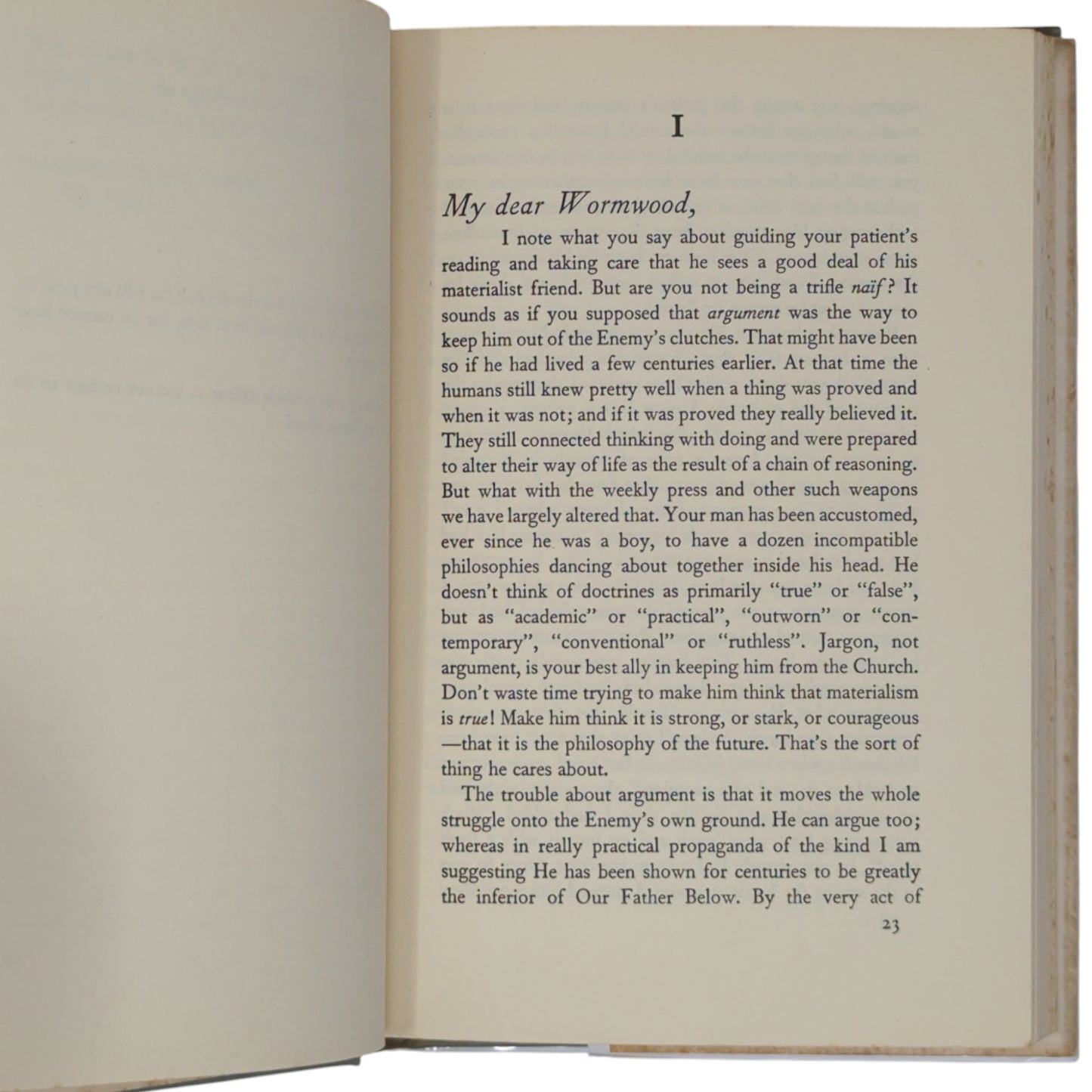 The Screwtape Letters and Screwtape Proposes a Toast