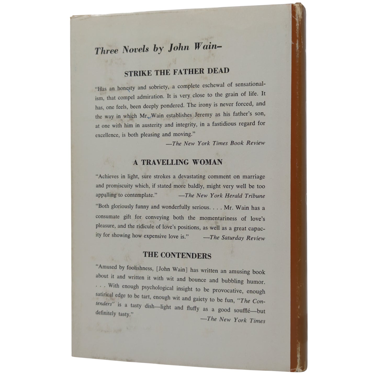 Sprightly Running: Part of an Autobiography, John Wain, First US ...