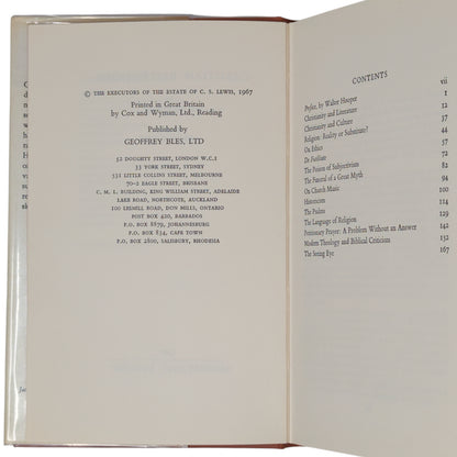 Christian Reflections