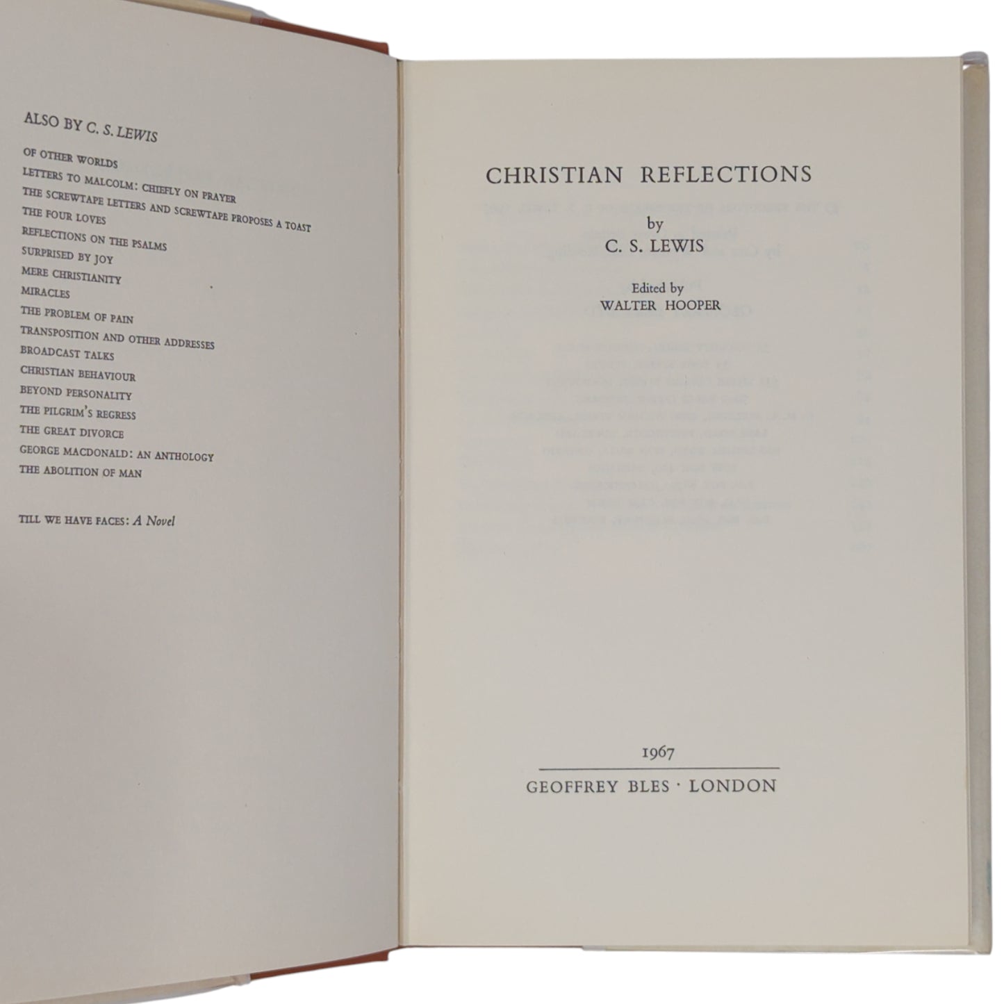 Christian Reflections