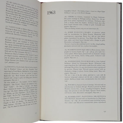 Folio 21: A Bibliography of the Folio Society 1947–1967