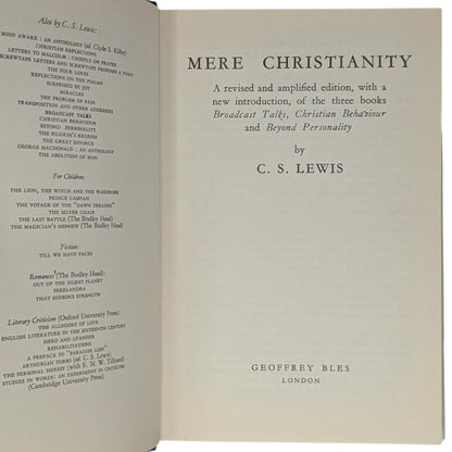 Mere Christianity