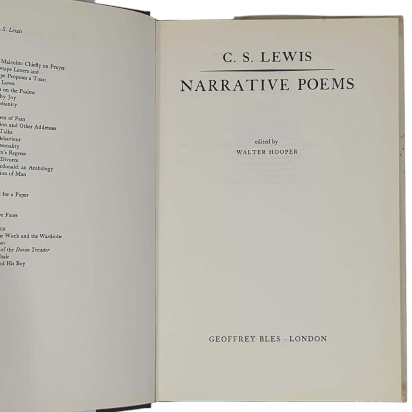 Narrative Poems