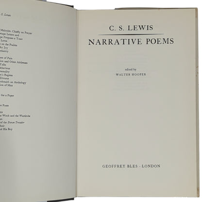 Narrative Poems