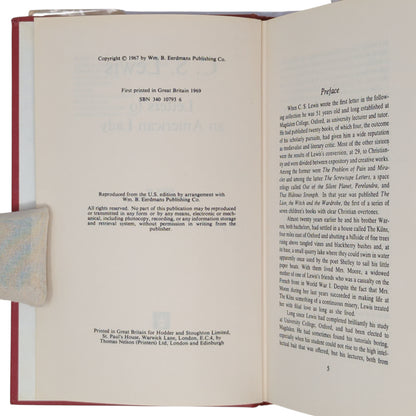 C. S. Lewis: Letters to an American Lady