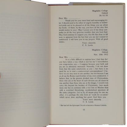 C. S. Lewis: Letters to an American Lady