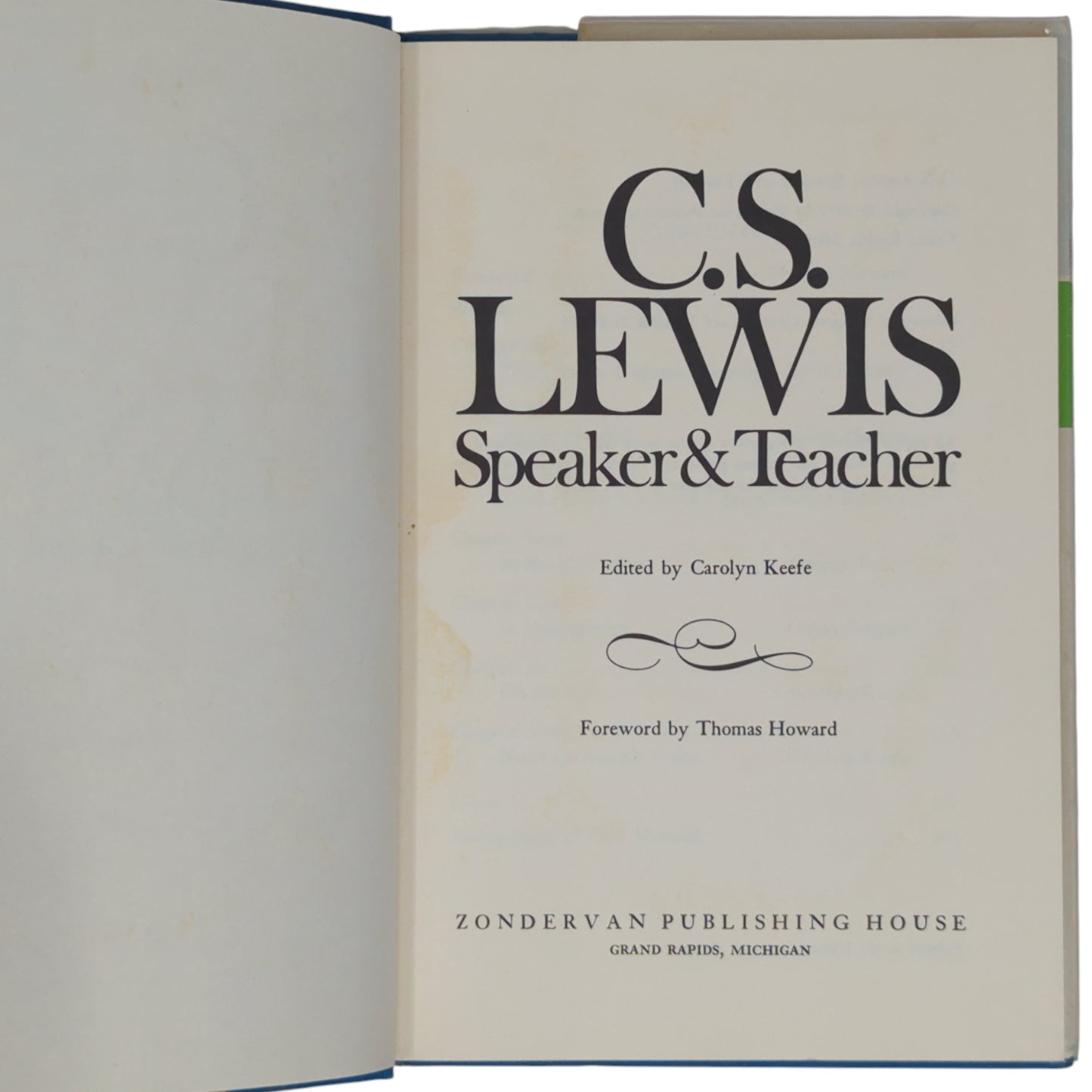 C. S. Lewis: Speaker & Teacher