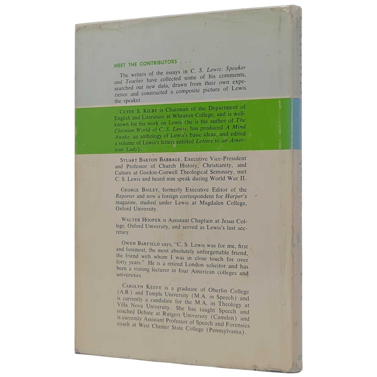 C. S. Lewis: Speaker & Teacher