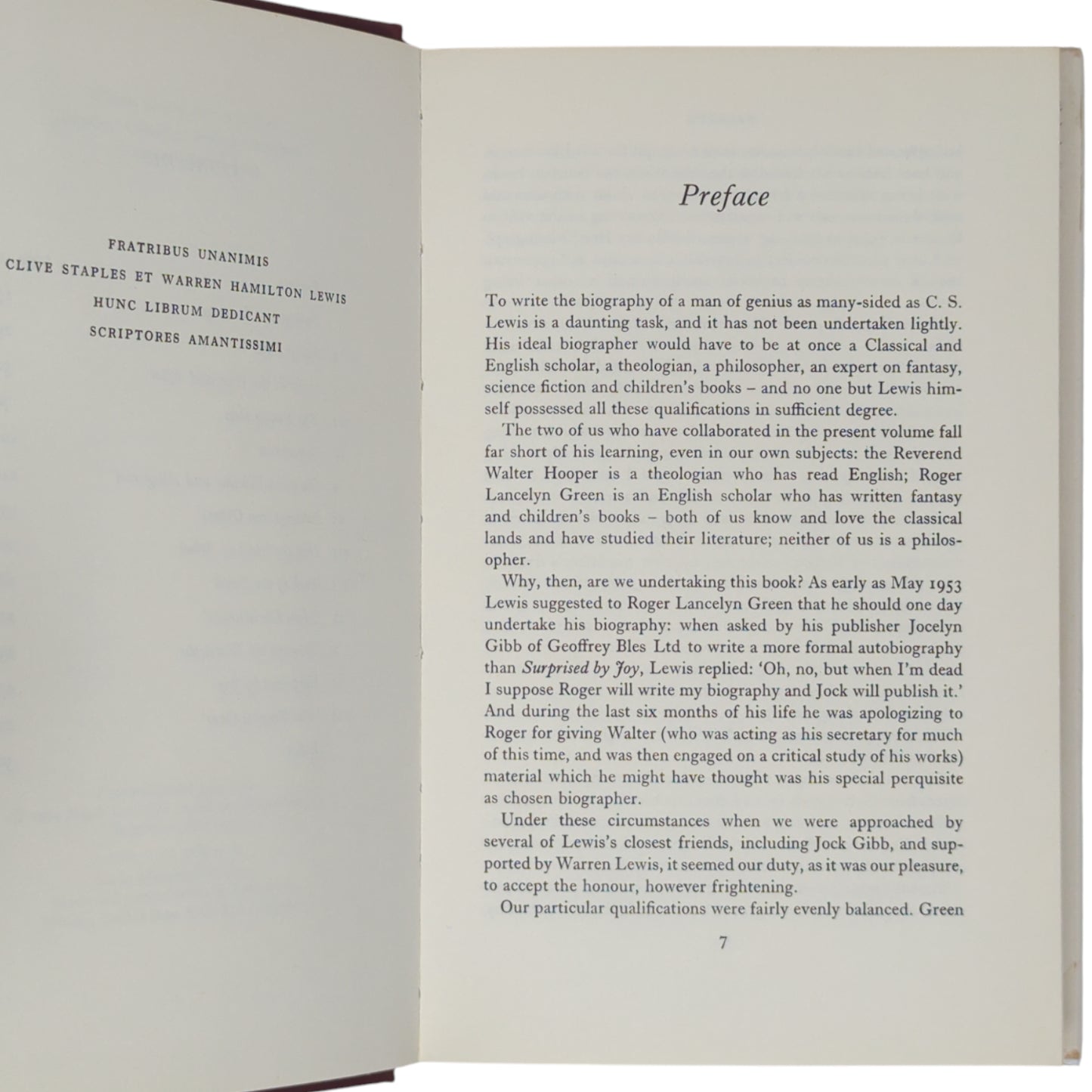 C. S. Lewis: A Biography