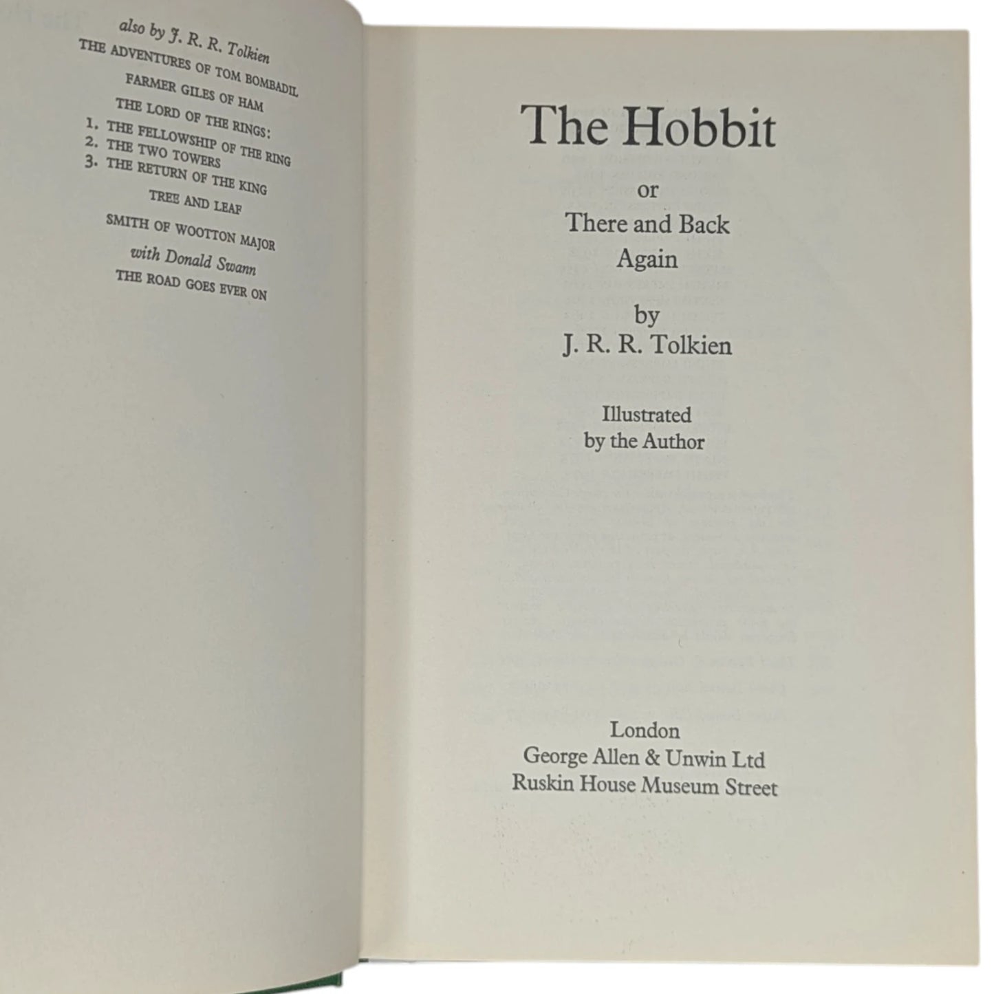 The Hobbit or There and Back Again