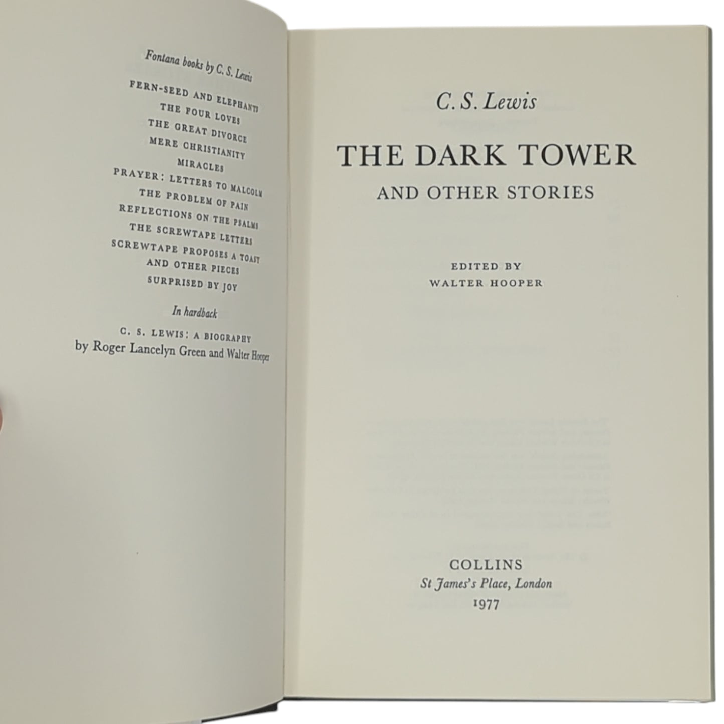 The Dark Tower and Other Stories