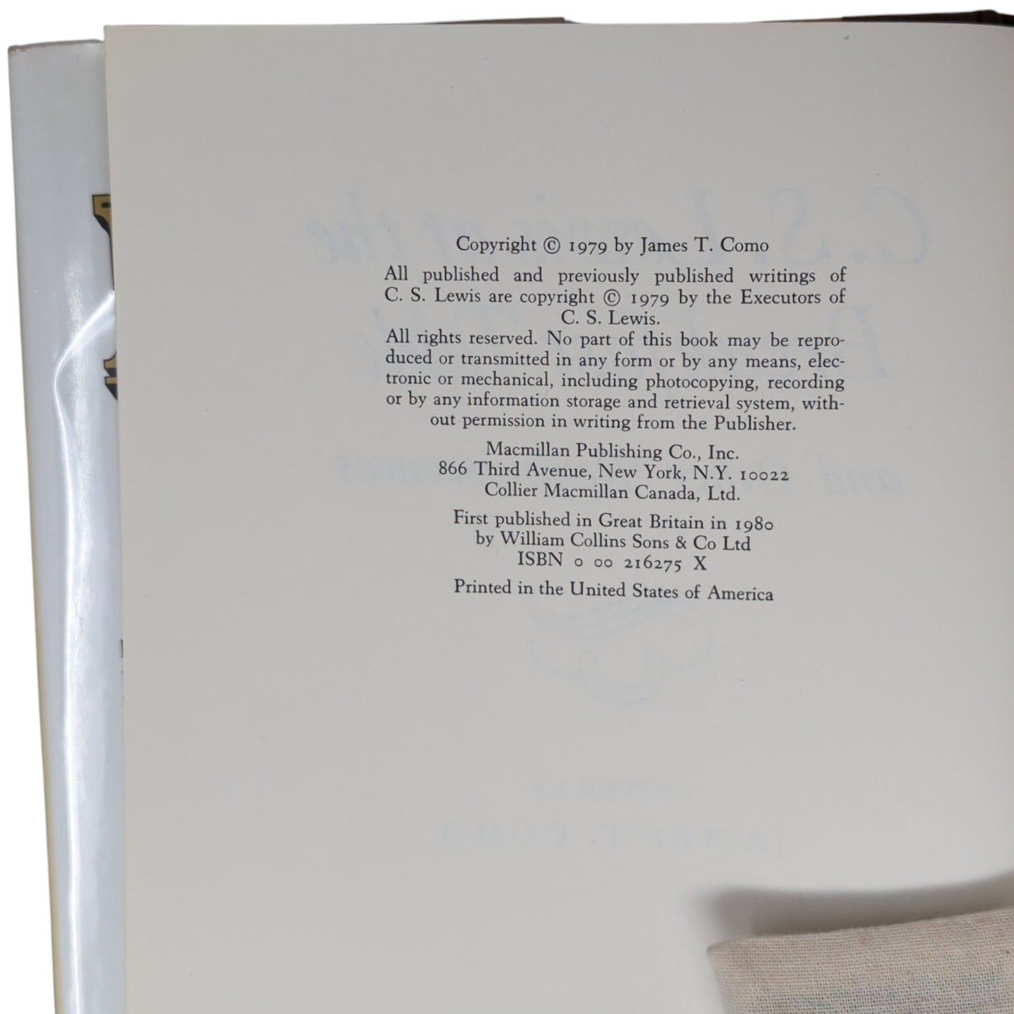 C. S. Lewis at the Breakfast Table and Other Reminiscences