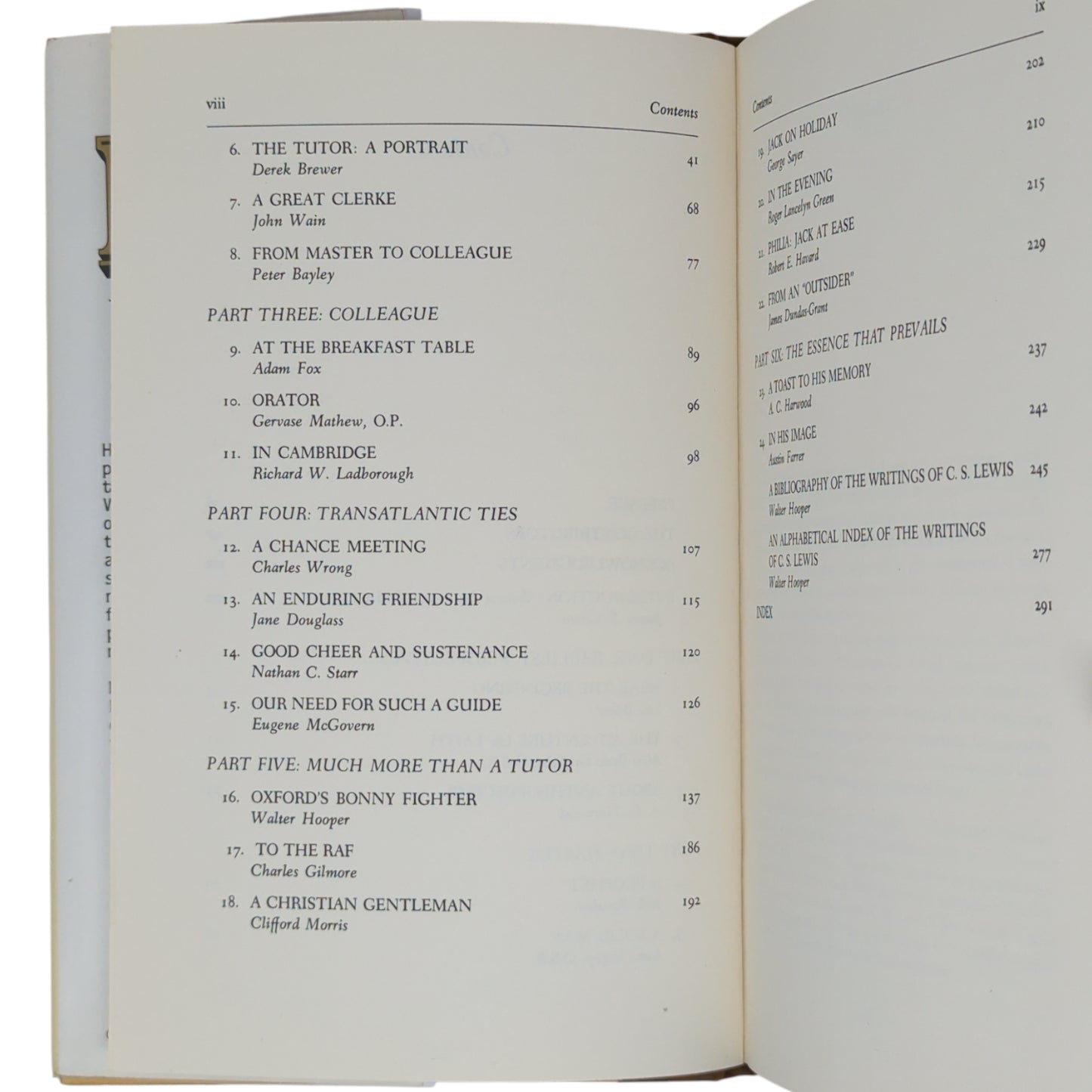 C. S. Lewis at the Breakfast Table and Other Reminiscences