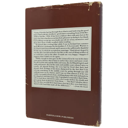 Brothers and Friends: The Diaries of Major Warren Hamilton Lewis