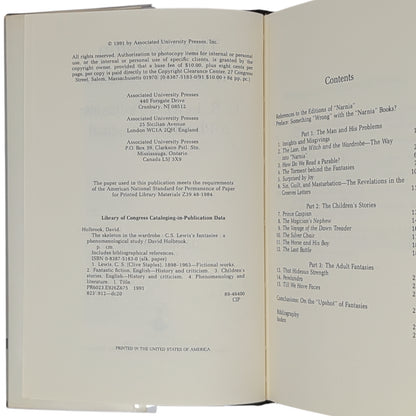 The Skeleton in the Wardrobe - C. S. Lewis's Fantasies: A Phenomenological Study