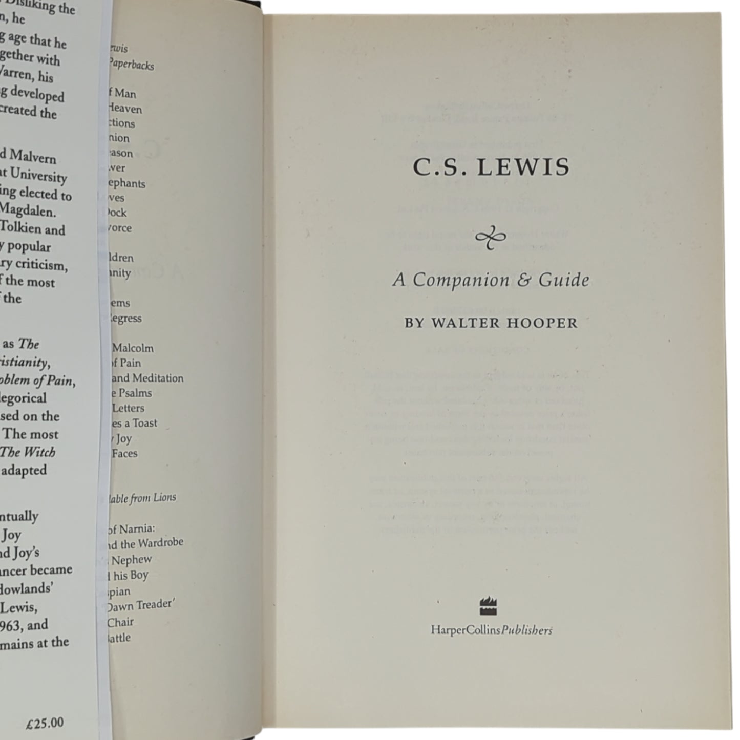 C S Lewis: A Companion and Guide