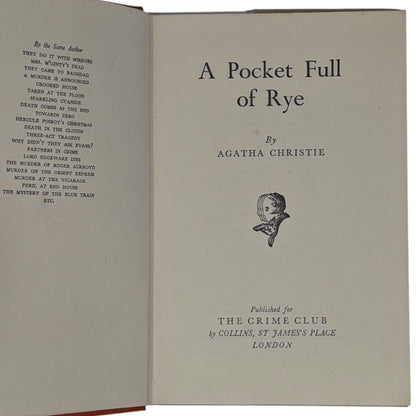 A Pocket Full of Rye