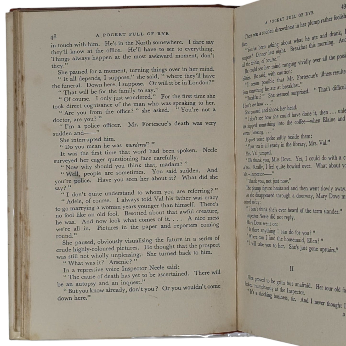 A Pocket Full of Rye