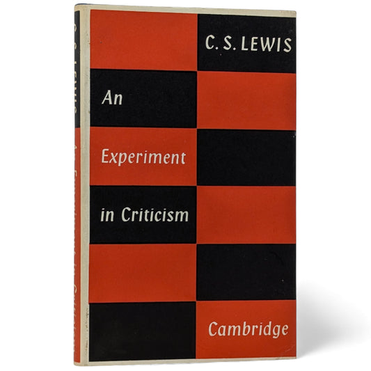 An Experiment in Criticism