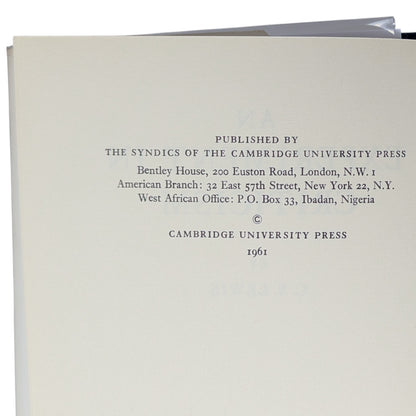 An Experiment in Criticism